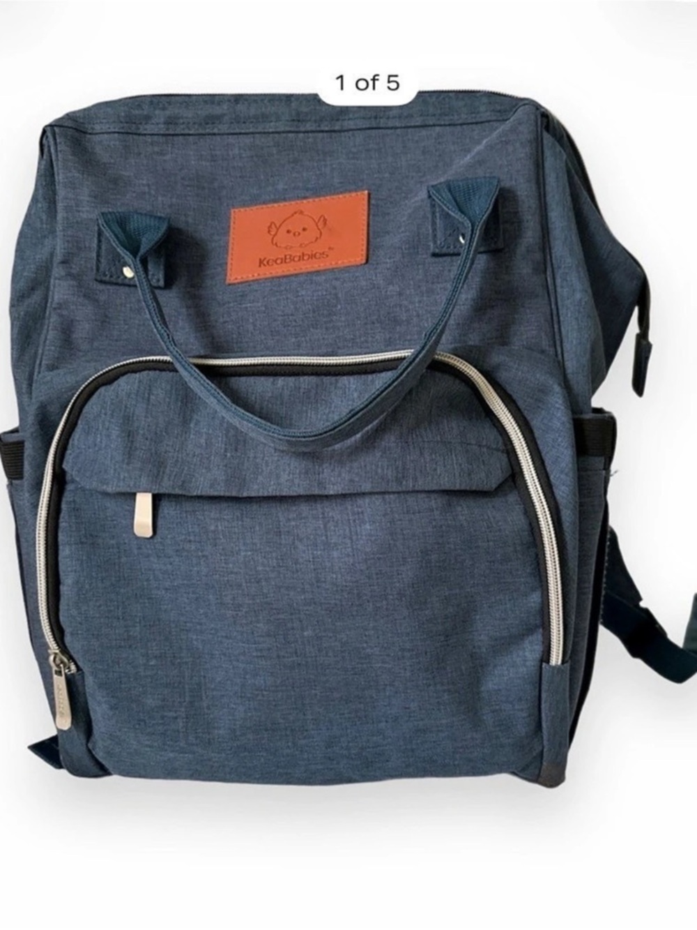 KeaBabies Diaper Backpack in Blue Like New